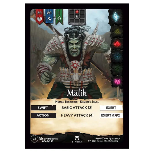 Genesis Battle of Champions - Welcome to Jaelara - Malik (Starter Rare) J2004B