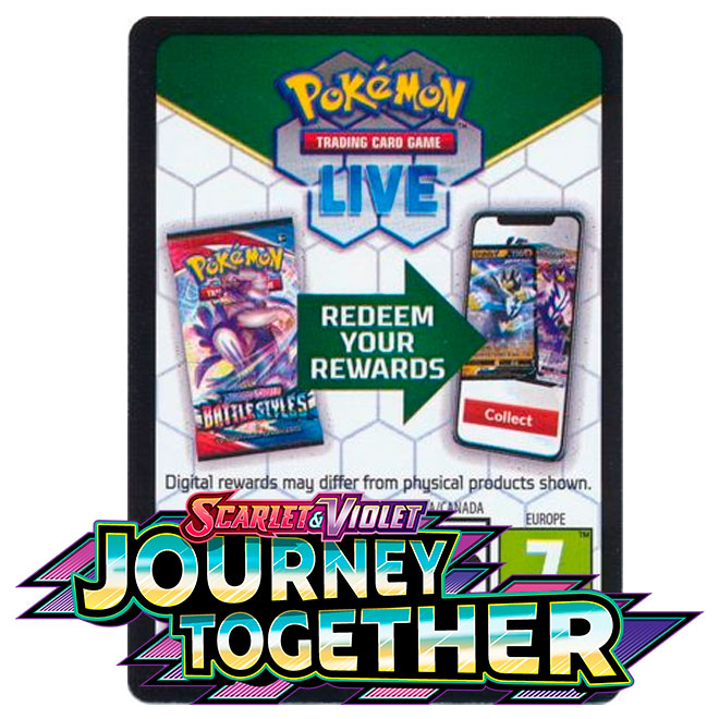 Pokemon - Journey Together - Online Code Card Pokemon - Journey Together - Online Code Card