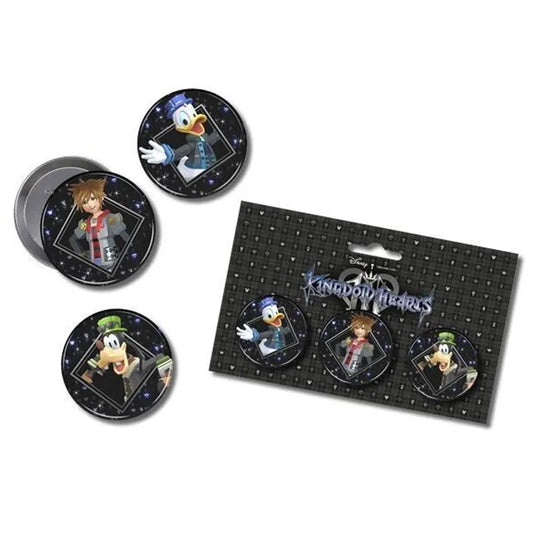 Kingdom Hearts III - Set of 3 Pin Badges