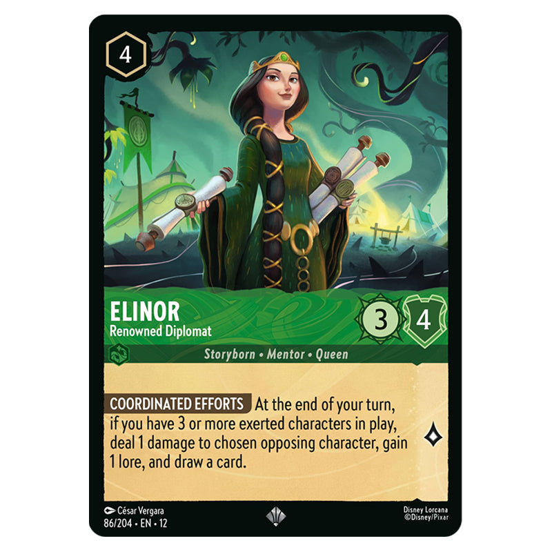 Lorcana - Wilds Unknown - Elinor - Renowned Diplomat (Super Rare)