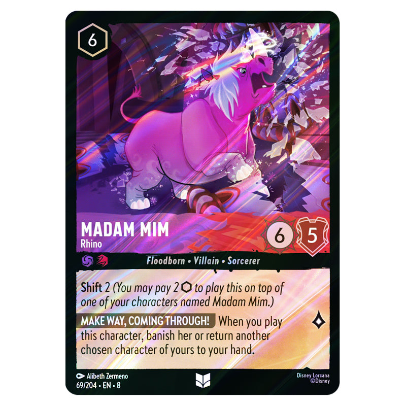 madam mim lorcana card Disney chapter 6 R 37 Character Classification Lorcana - Rise of the
