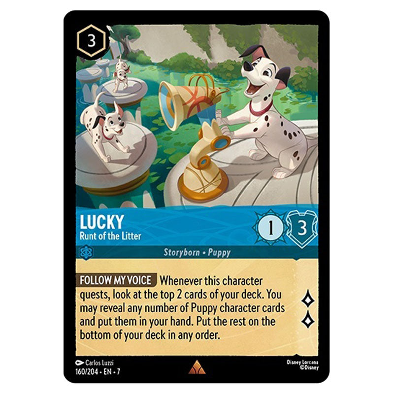 Lorcana - Archazia's Island - Lucky - Runt of the Litter (Rare)