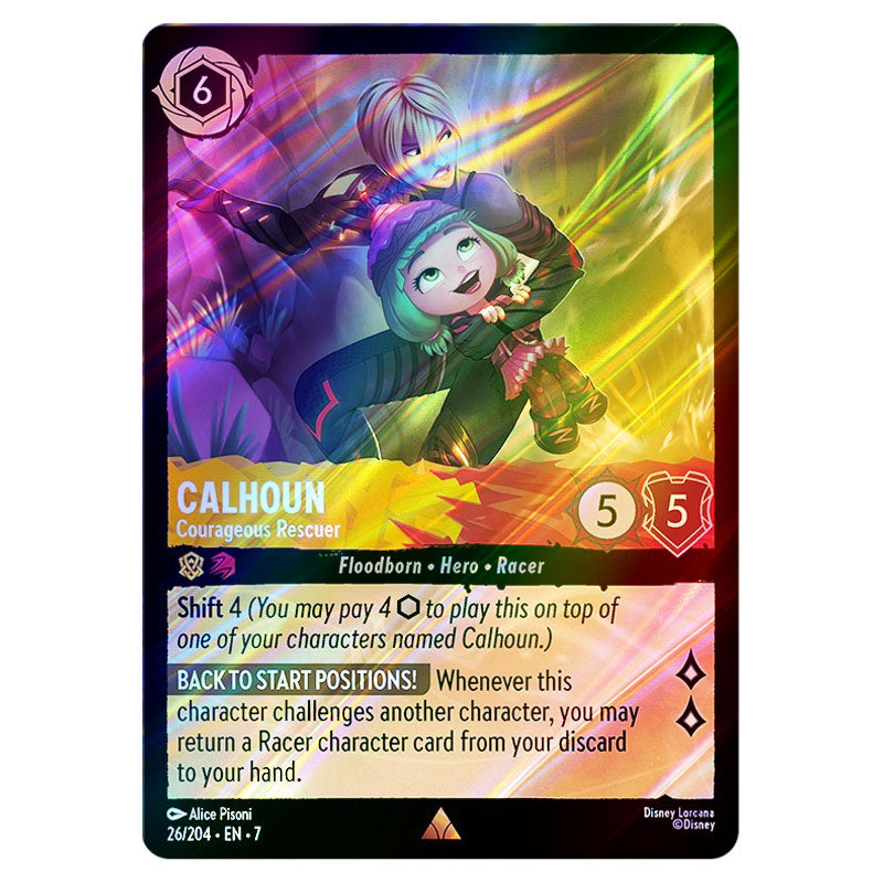calhoun lorcana card Lorcana - Archazia's Island - Calhoun - Courageous Rescuer (Rare)
