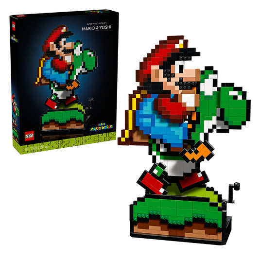 Lego Super Mario Super Mario World Mario & Yoshi 71438 set