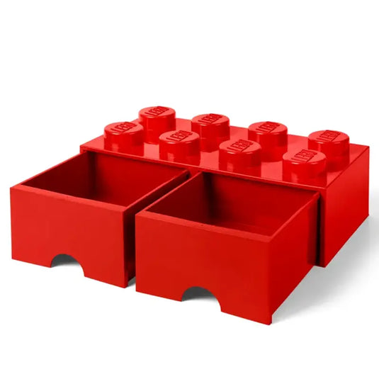 Lego - 8 Stud Brick Drawer - Red