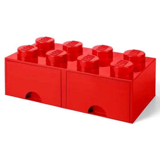 Lego - 8 Stud Brick Drawer - Red