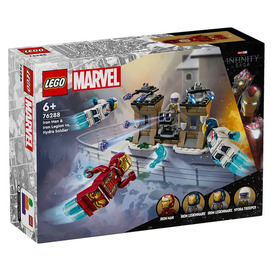 Lego - Super Heroes Marvel - Iron Man & Iron Legion vs. Hydra Soldier #76288 box