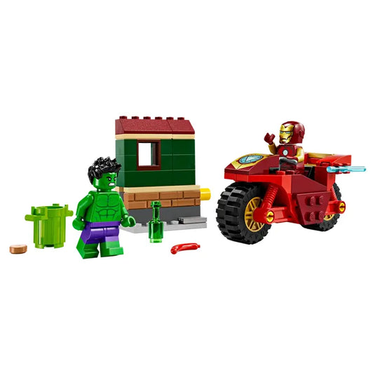 Lego - Super Heroes Marvel - Iron Man with Bike and The Hulk #76287