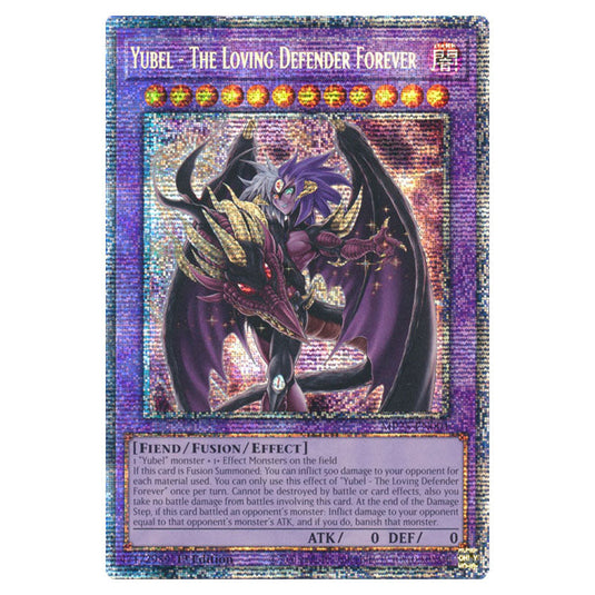 Yubel - The Loving Defender Forever MP25-EN001 card from the Yu-Gi-Oh! set 2025 Mega Pack