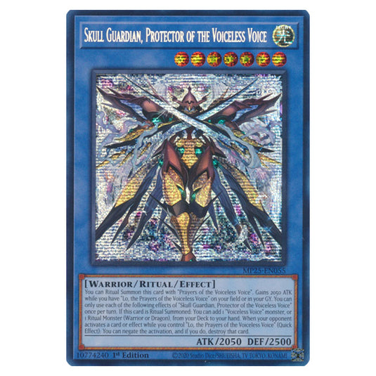 Skull Guardian, Protector of the Voiceless Voice MP25-EN055 card from the Yu-Gi-Oh! set 2025 Mega Pack