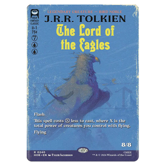 The Lord of the Eagles 0240 card from the Magic The Gathering set The Hobbit