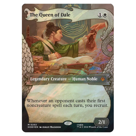 The Queen of Dale 0253 card from the Magic The Gathering set The Hobbit
