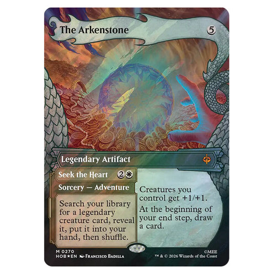 The Arkenstone // Seek the Heart 0270 card from the Magic The Gathering set The Hobbit
