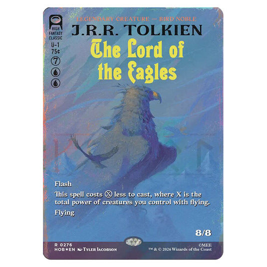 The Lord of the Eagles 0276 card from the Magic The Gathering set The Hobbit