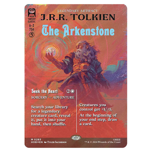 The Arkenstone // Seek the Heart 0283 card from the Magic The Gathering set The Hobbit