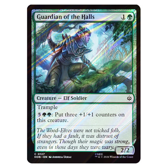 Guardian of the Halls 0127 card from the Magic The Gathering set The Hobbit