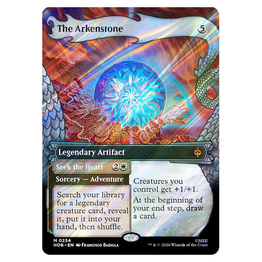 The Arkenstone // Seek the Heart 0234 card from the Magic The Gathering set The Hobbit