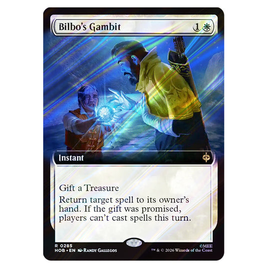 Bilbo's Gambit 0285 card from the Magic The Gathering set The Hobbit