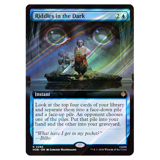 Riddles in the Dark 0292 card from the Magic The Gathering set The Hobbit