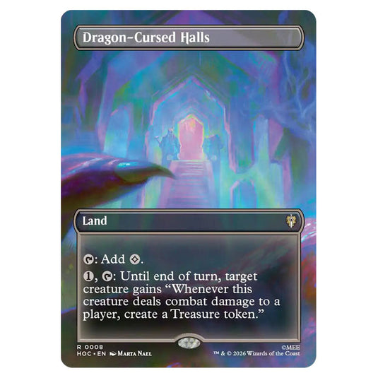 Dragon-Cursed Halls 0008 card from the Magic The Gathering set The Hobbit Eternal