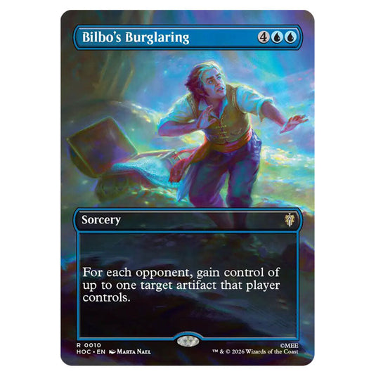 Bilbo's Burglaring 0010 card from the Magic The Gathering set The Hobbit Eternal
