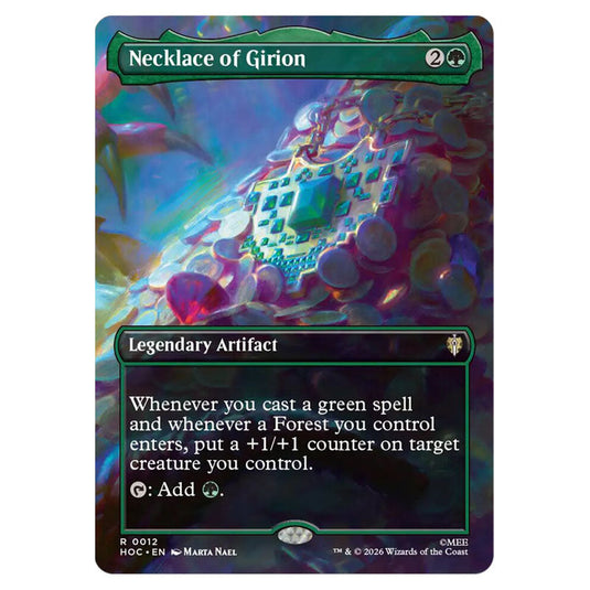 Necklace of Girion 0012 card from the Magic The Gathering set The Hobbit Eternal