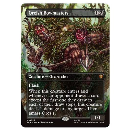 Orcish Bowmasters 0019 card from the Magic The Gathering set The Hobbit Eternal