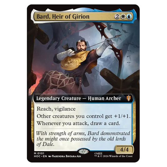 Bard, Heir of Girion 0101 card from the Magic The Gathering set The Hobbit Eternal