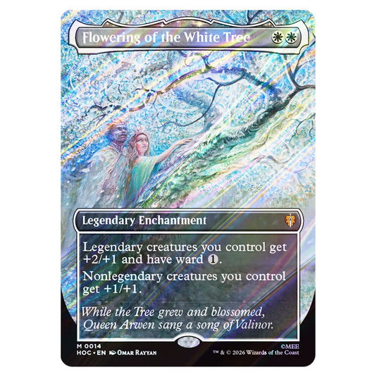 Flowering of the White Tree 0014 card from the Magic The Gathering set The Hobbit Eternal