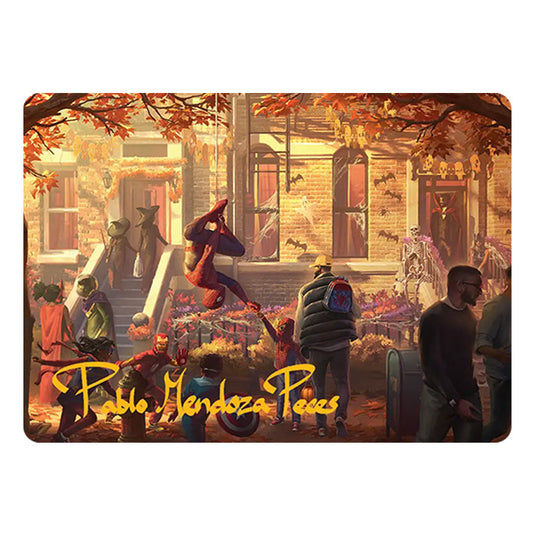 Friendly Neighbourhood 2 card from the Magic The Gathering set Marvel's Spider-Man - Art Series