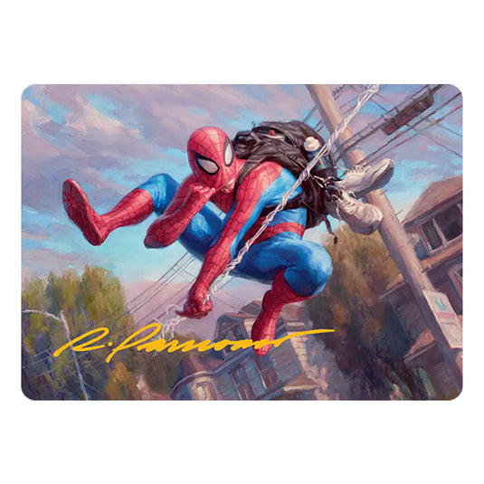 Spider-Man, Web-Slinger 4 card from the Magic The Gathering set Marvel's Spider-Man - Art Series