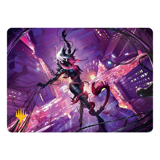 Gwenom, Remorseless 8 card from the Magic The Gathering set Marvel's Spider-Man - Art Series