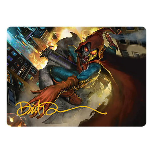 Hobgoblin, Mantled Marauder 15 card from the Magic The Gathering set Marvel's Spider-Man - Art Series