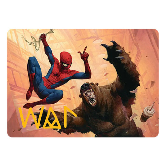 Wisecrack 16 card from the Magic The Gathering set Marvel's Spider-Man - Art Series