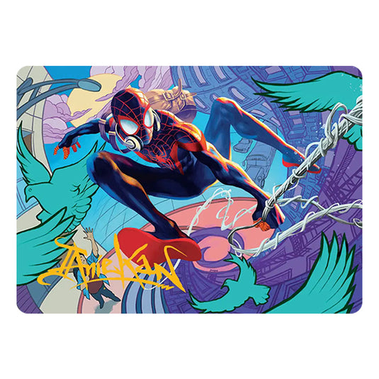 Spider-Man, Brooklyn Visionary 20 card from the Magic The Gathering set Marvel's Spider-Man - Art Series