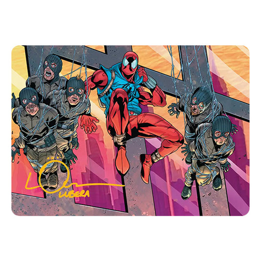 Scarlet Spider, Ben Reilly 38 card from the Magic The Gathering set Marvel's Spider-Man - Art Series