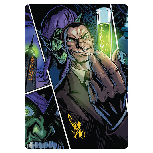 Norman Osborn 43 card from the Magic The Gathering set Marvel's Spider-Man - Art Series