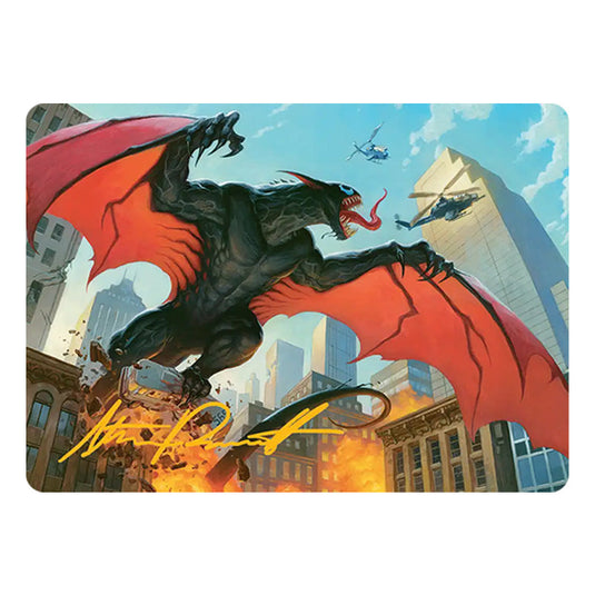 Grendel, Spawn of Knull 54 card from the Magic The Gathering set Marvel's Spider-Man - Art Series