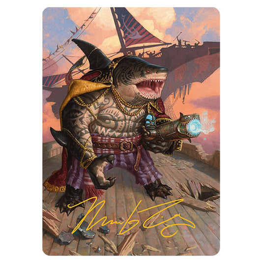 Captain Howler, Sea Scourge // Captain Howler, Sea Scourge 0004 card from the Magic The Gathering set Aetherdrift Art Series