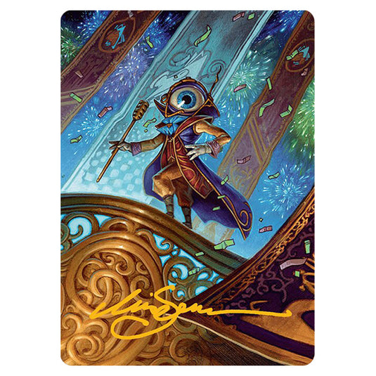 Vnwxt, Verbose Host // Vnwxt, Verbose Host 0008 card from the Magic The Gathering set Aetherdrift Art Series