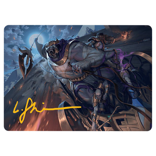 Zahur, Glory's Past // Zahur, Glory's Past 0010 card from the Magic The Gathering set Aetherdrift Art Series