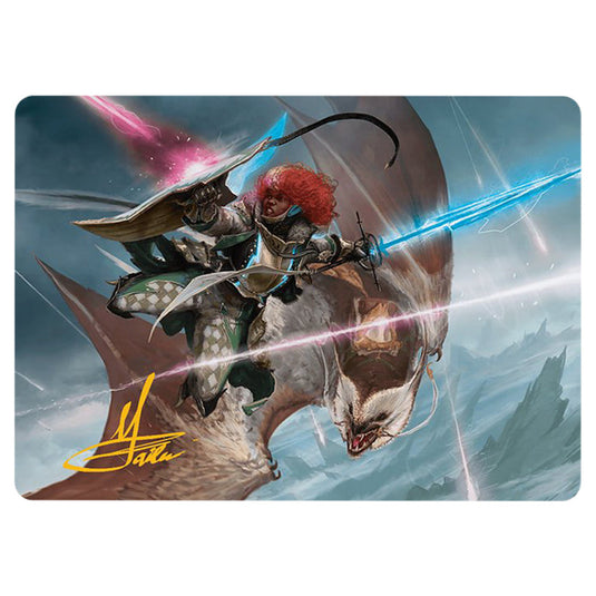 Caradora, Heart of Alacria // Caradora, Heart of Alacria 0014 card from the Magic The Gathering set Aetherdrift Art Series