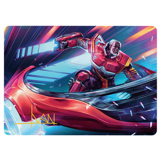 Kolodin, Triumph Caster // Kolodin, Triumph Caster 0017 card from the Magic The Gathering set Aetherdrift Art Series