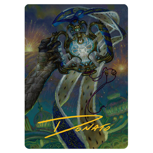 The Aetherspark // The Aetherspark 0029 card from the Magic The Gathering set Aetherdrift Art Series