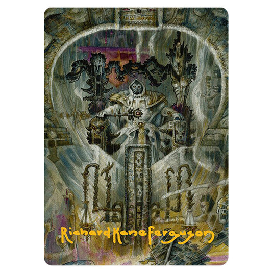 Gonti, Night Minister // Gonti, Night Minister 0032 card from the Magic The Gathering set Aetherdrift Art Series