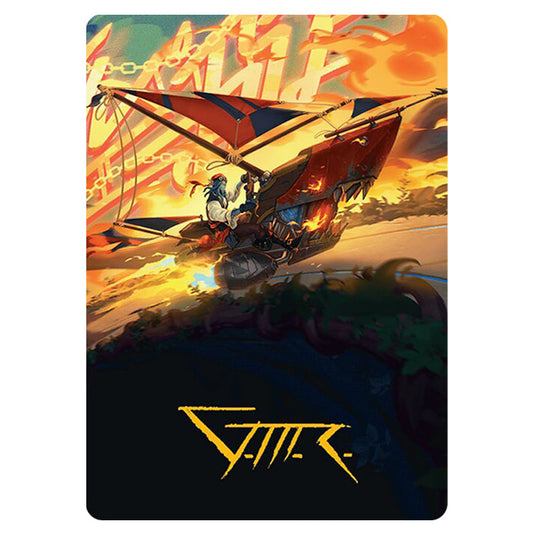 Boosted Sloop // Boosted Sloop 0047 card from the Magic The Gathering set Aetherdrift Art Series