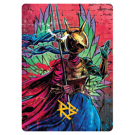 Hazoret, Godseeker // Hazoret, Godseeker 0052 card from the Magic The Gathering set Aetherdrift Art Series