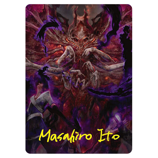 Damnation // Damnation 0053 card from the Magic The Gathering set Duskmourn: House of Horror Art Series