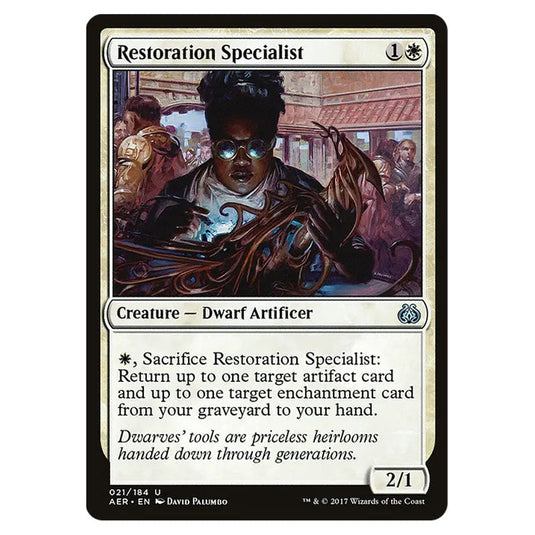 Solemn Recruit 022 card from the Magic The Gathering set Aether Revolt