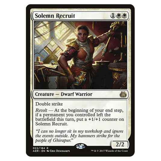 Sram, Senior Edificer 023 card from the Magic The Gathering set Aether Revolt